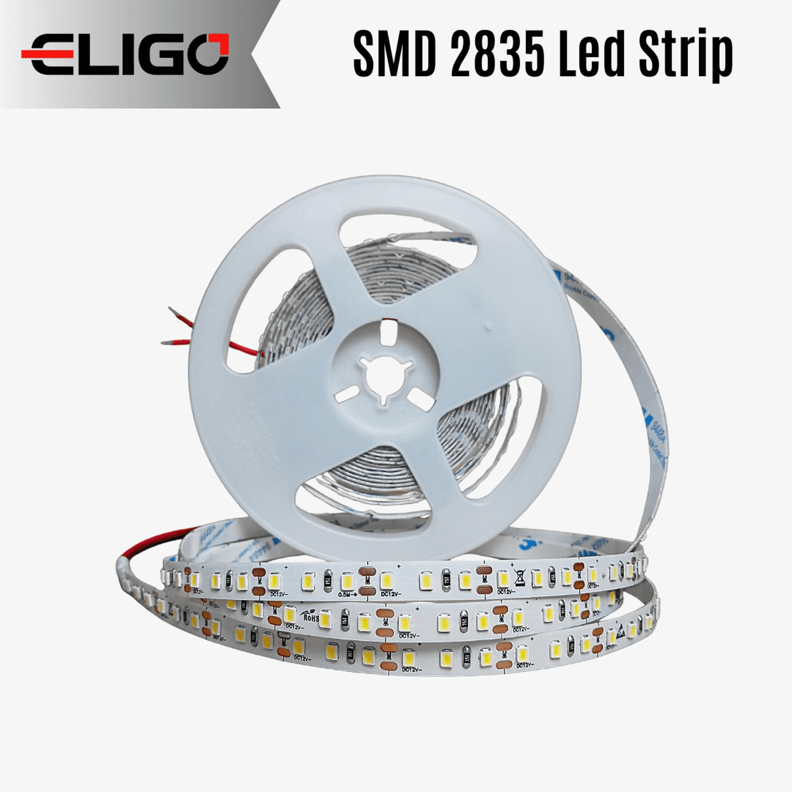 SMD-120D LED Strip 24V 10W 3000K