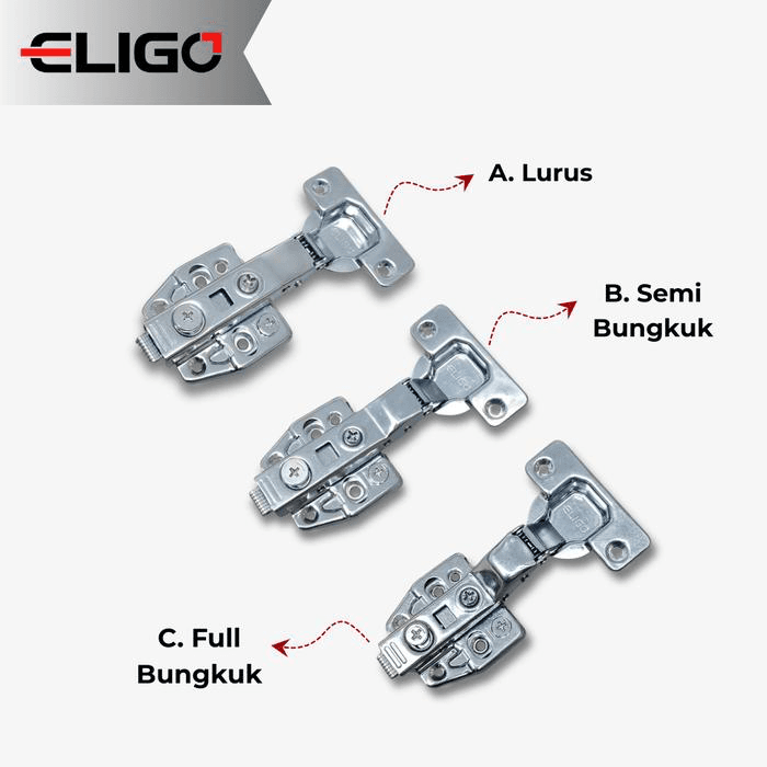 Engsel Sendok Full Bungkuk 2D Dan 3D detail 6